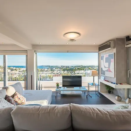 Summer Sea View With Outdoor Jacuzzi- Sauna Apartment Athens
