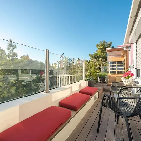 Summer Sea View With Outdoor Jacuzzi- Sauna Athens